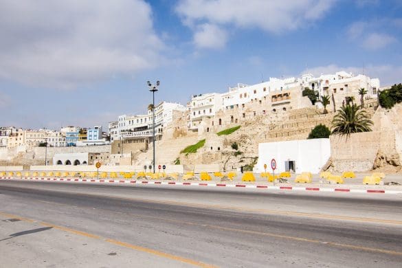 Widok Na Malownicze Miasto Tanger